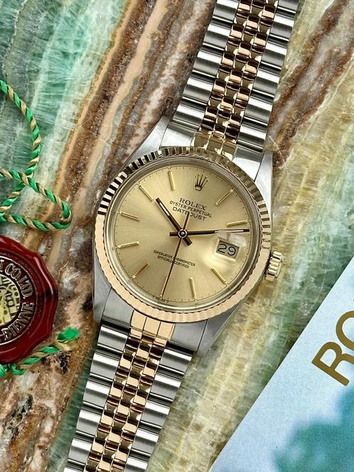 Rolex Datejust 36 16013 uit 1986, Handtassen en Accessoires, Horloges | Antiek, Verzenden