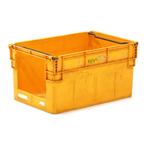 Gebruikte Stapelbare, nestbare bakken 1 korte zijde open, Ophalen of Verzenden