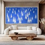 VOLHA - White sails -XXL-Hand painting