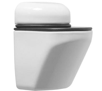 Glasplaatdrager rond wit, Huis en Inrichting, Nieuw, Overige materialen