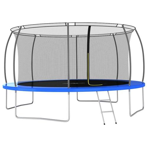 vidaXL Trampolineset rond 150 kg 460x80 cm, Kinderen en Baby's, Speelgoed | Buiten | Trampolines, Nieuw, Verzenden