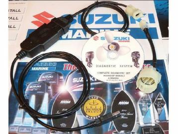 Suzuki buitenboordmotor diagnose kabel - met ronde connector
