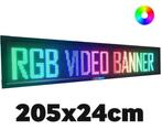UltraPro LED video lichtkrant 205*24cm - RGB, Verzenden