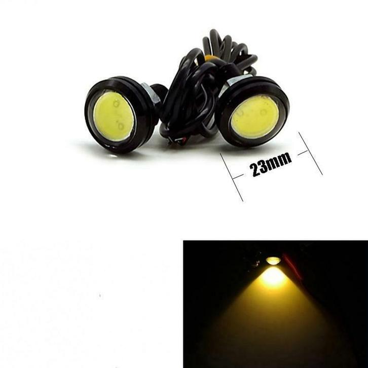 23MM LED - Eagle Eye - Oranje - Waterproof, Auto-onderdelen, Verlichting, Verzenden