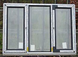 pvc raam , chassis van 185 x 130  staalblauw, Doe-het-zelf en Bouw, Raamkozijnen en Schuifdeuren