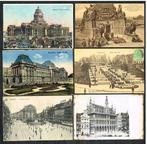 België - Brussel - Een verzameling van 148 ansichtkaarten, Verzamelen, Gelopen