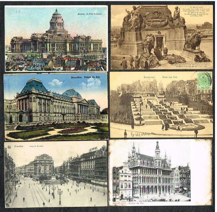 België - Brussel - Een verzameling van 148 ansichtkaarten, Verzamelen, Postkaarten | Buitenland