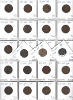 Nederland. 2½ cent 1877/1941 (23 verschillende compleet -, Timbres & Monnaies, Monnaies | Pays-Bas