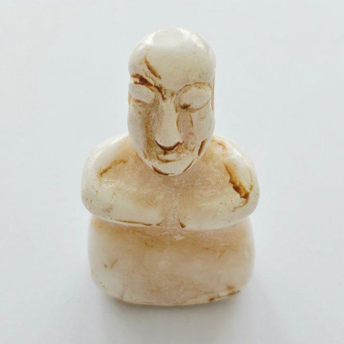 Oud West-Aziatisch Marmer Idol Talisman - 56 mm, Antiek en Kunst, Antiek | Overige Antiek