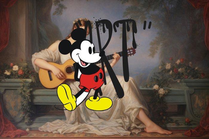 Lacrymal (XX-XXI) - Vibrant Mickey Dreamscape, Antiek en Kunst, Kunst | Designobjecten