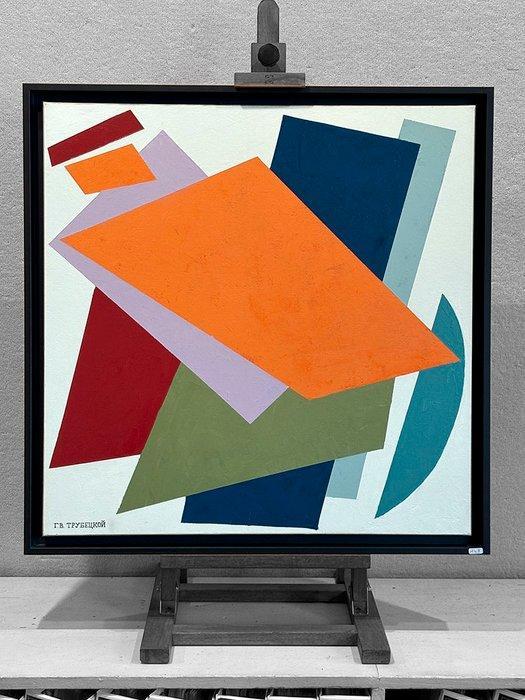 After Russian Supremacist school - Composition, Antiek en Kunst, Kunst | Schilderijen | Klassiek