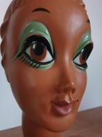 Mannequin -  Vintage mannequin hoedenhoofd Twiggy - Plastic, Antiek en Kunst