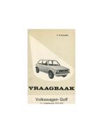 1974 - 1978 VOLKSWAGEN GOLF BENZINE VRAAGBAAK NEDERLANDS, Autos : Divers, Modes d'emploi & Notices d'utilisation, Ophalen of Verzenden