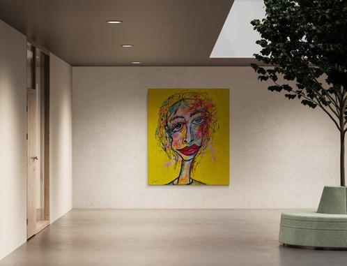 Jovan Srijemac (1962) - Quen of botox - XXL, Antiek en Kunst, Kunst | Schilderijen | Modern