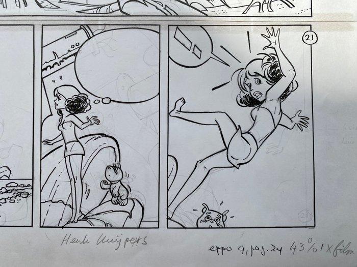 Kuijpers, Henk - Originele pag. 21 Wraak van het vrachtschip, Boeken, Stripverhalen