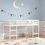 vidaXL Kinderhoogslaper met ladder 90x190 cm massief, Verzenden, Nieuw