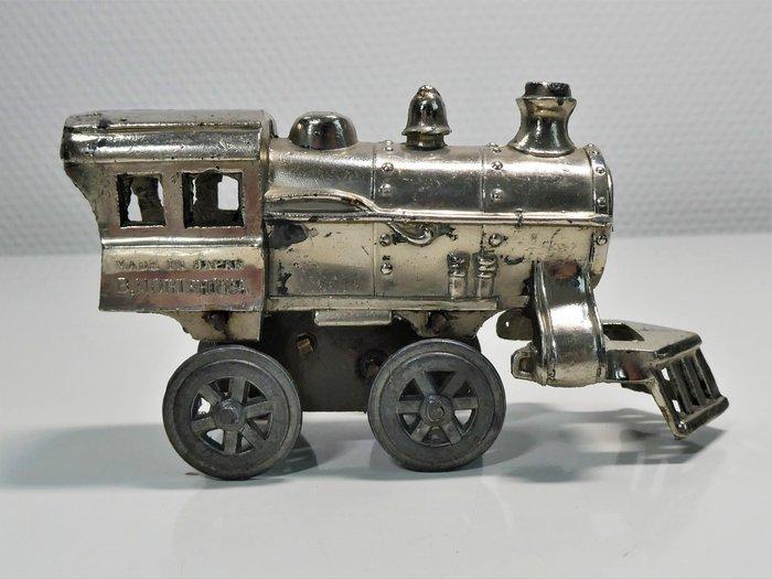 Morishita, Japan - 1920s Metalen Vloertrein / Floortrain,, Antiquités & Art, Antiquités | Jouets