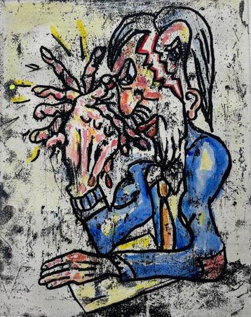 Fred Bervoets (1942) - Zelfportret beschikbaar voor biedingen