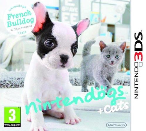 Nintendogs + Cats Franse Bulldog & New Friends (Buitenlan..., Consoles de jeu & Jeux vidéo, Jeux | Nintendo 2DS & 3DS, Enlèvement ou Envoi
