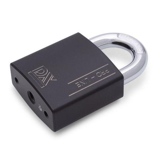 Hangslot DX PRO-line HSPRO 50 O BE zwart SKG1, Doe-het-zelf en Bouw, Hang- en Sluitwerk, Klink of Kruk, Nieuw, Overige materialen