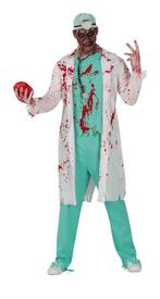 Dokter Zombie Halloween Kostuum Heren, Nieuw, Verzenden