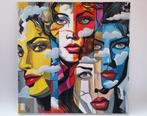 Elena Khmeleva - Quatre saisons. Large. Œuvre originale,, Antiek en Kunst, Kunst | Schilderijen | Modern
