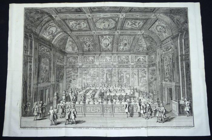 Nederland - Den Haag, Vergaderzaal Eerste Kamer; Reinier, Boeken, Atlassen en Landkaarten