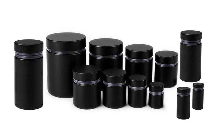 Metalen afstandhouder voor bordjes (12x20 mm, zwart, inclus, Doe-het-zelf en Bouw, Gereedschap | Overige machines, Nieuw, Verzenden