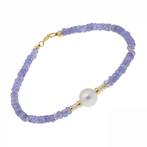 Zonder minimumprijs - Armband - 18 karaat Geel goud Parel -