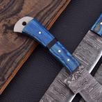 Keukenmes - Chefs knife - Gevouwen staal, pakka hout -