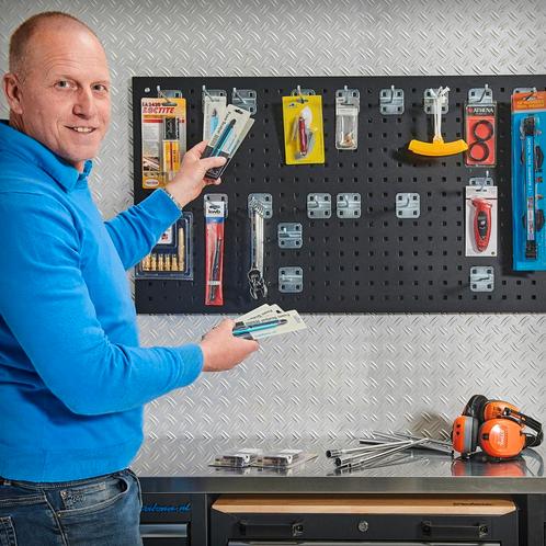 Datona Basis set haken voor gereedschapsbord - 15 cm -, Doe-het-zelf en Bouw, Werkbanken, Ophalen of Verzenden