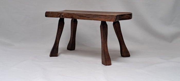 Table dappoint - Chêne - brutaliste, Antiquités & Art, Art | Objets design