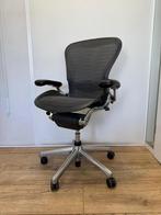 Chrome Herman Miller Aeron Bureaustoelen - Tuxedo Wave, Verzenden, Zwart, Zo goed als nieuw, Bureaustoel