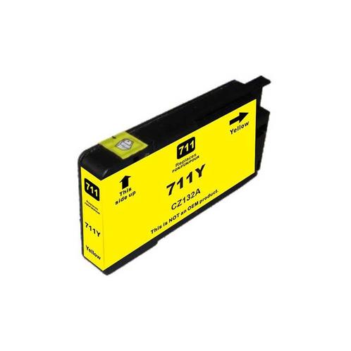 Huis-Merk  HP 711XL CZ132A Yellow 30ml 247Print, Informatique & Logiciels, Fournitures d'imprimante, Envoi