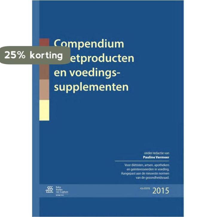 Compendium dieetproducten en voedingssupplementen, Livres, Science, Envoi