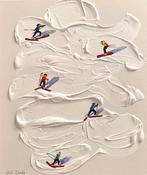 Juli Lampe (1980) - Ski Lovers on the snowy waves.