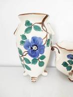 Saint Clement - Vaas (3) - Geschilderde bloemen - Aardewerk