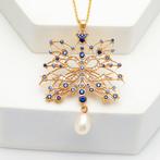 Zonder minimumprijs - Ketting met hanger - 14 karaat Zilver,