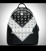 Mcm - stark backback M Move Visetos Black / White - Sac à, Handtassen en Accessoires, Tassen | Damestassen, Nieuw