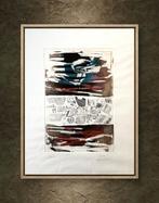 René Mels ( 1909-1977) - Yaruba - Rare lithographie gaufrée