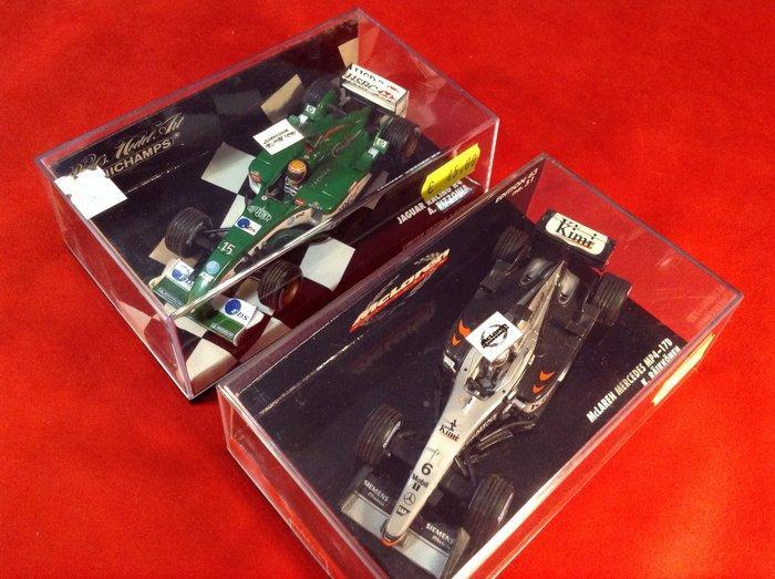 Minichamps 1:43 - Voiture de course miniature (2) - ref., Hobby en Vrije tijd, Modelauto's | 1:5 tot 1:12