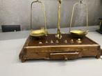 Balans of weegschaal - Hout en messing - Antieke, Antiek en Kunst