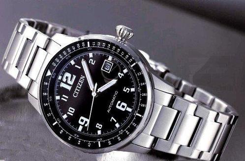 Citizen - Military Atomatique Date - Edition 2025 - Sans, Handtassen en Accessoires, Horloges | Heren