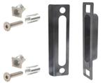 LOCINOX slotvanger voor poorten zwart, Nieuw, Overige materialen, Klink of Kruk