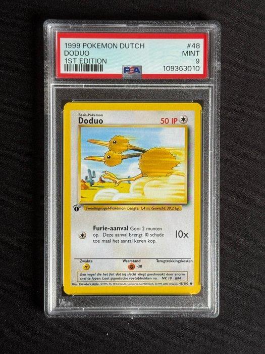 Pokémon - 1 Graded card - Doduo 48 First edition - PSA 9 -, Hobby en Vrije tijd, Verzamelkaartspellen | Pokémon