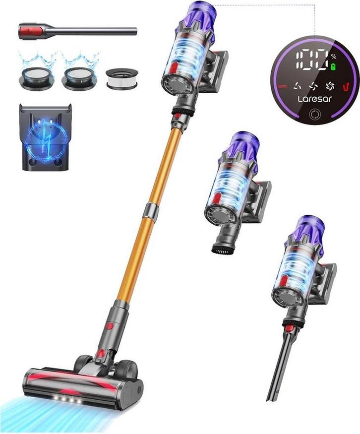 Steelstofzuiger - Draadloos - Stofzuiger Zonder zak - 50KPa, Elektronische apparatuur, Stofzuigers, Nieuw, Verzenden