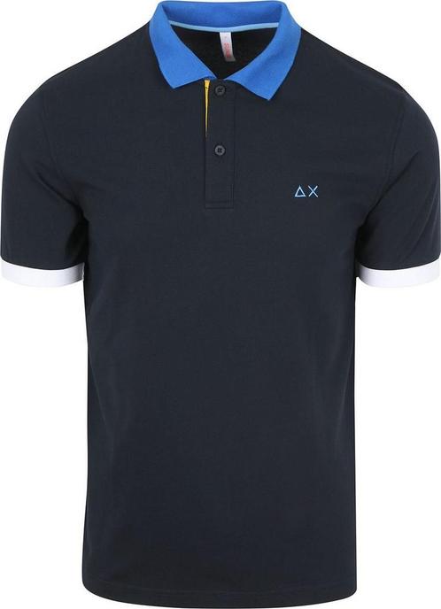 Sun68 Poloshirt Color Way Navy maat Maat 52/54 (L) Heren, Kleding | Heren, Polo's, Blauw, Nieuw, Maat 52/54 (L), Verzenden