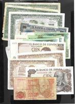 Spanje. - 14 banknotes - various dates  (Zonder, Postzegels en Munten