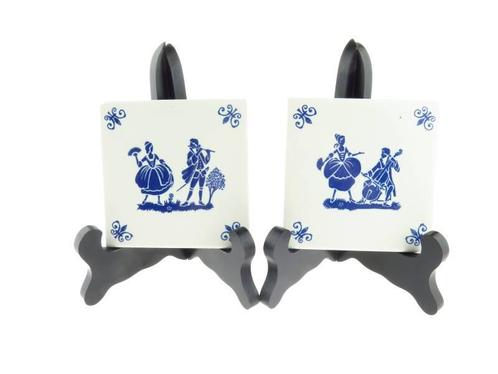 Tegels met afbeelding in Barok stijl, set van 2, Huis en Inrichting, Woonaccessoires | Overige, Gebruikt, Verzenden