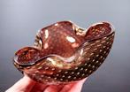 Vintage Murano Glass Gold - Plat - Verre de Murano - Bol -, Antiek en Kunst